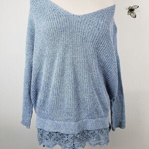 Kimchi blue urban outfitters slouchy blue sweater